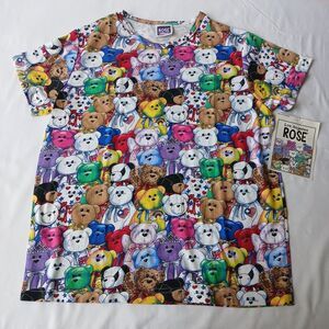Rose Los Angeles Vintage 90s Y2K Beanie Baby Bear Rare T-Shirt Sz M NWT